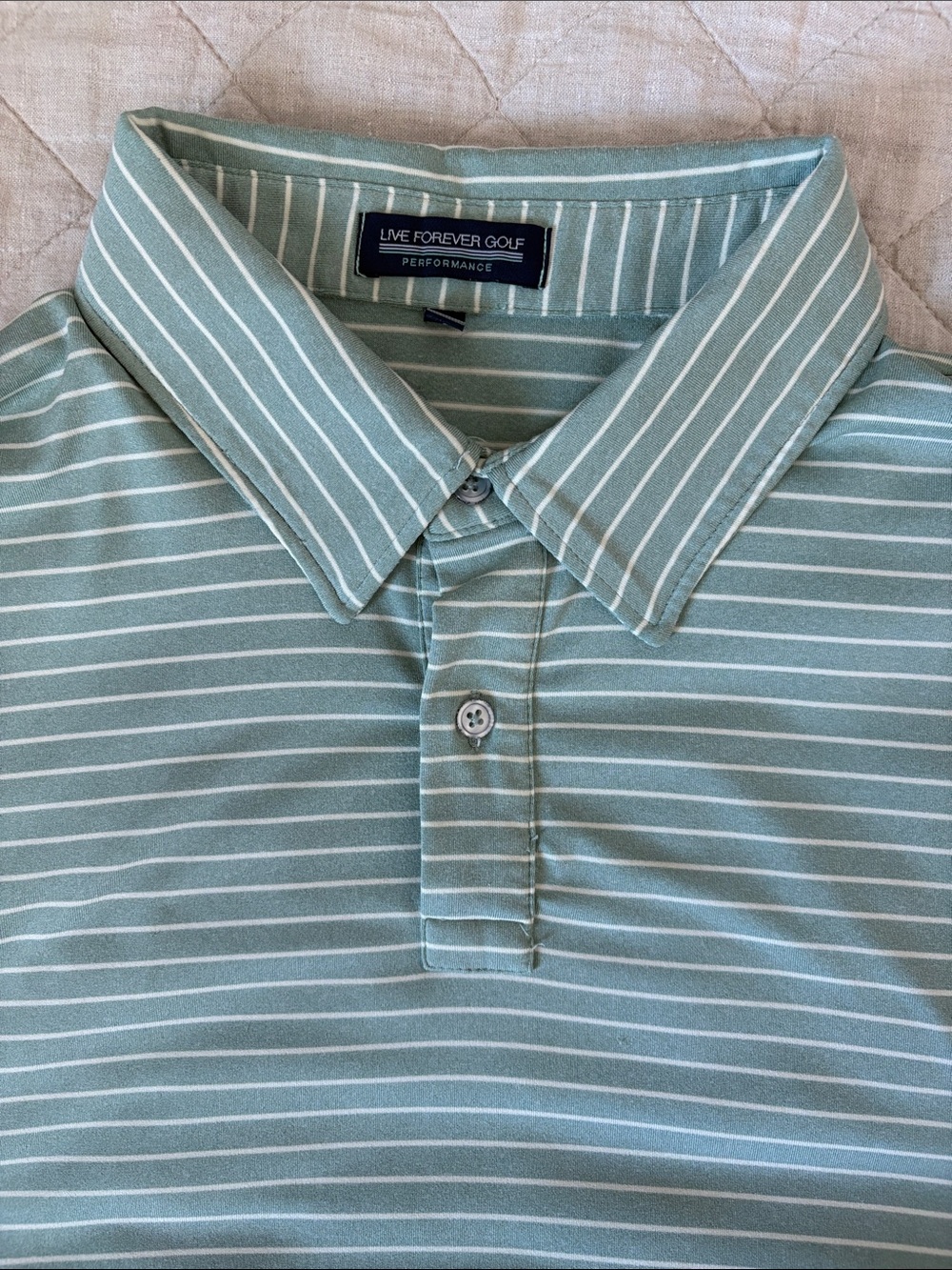 Live Forever Golf polo